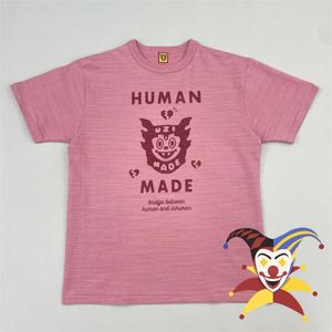 T-shirt da uomo Bat Intarsiato Wi Human Made T Shirt Uomo Donna T-shirt Rosa Hip-Hop Tees G230301