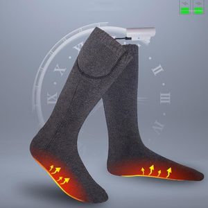 Skarpetki sportowe elektryczne ciepłe stopy dla mężczyzn i kobiet w zimowej ogrzewaniu USB podgrzewane1