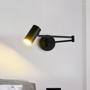 Duvar lambaları Modern LED Banyo Vanity Deco Salıncak Kol Işık Türk Yatak Cam Sconces