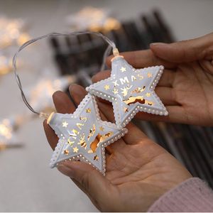 Dekoracje świąteczne Płatkę śniegu LED LED LED DOMOWE WEKAZJĄCE GARLAND TREED Ornament Navidad Xmas Prezent 2023 Christmas