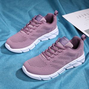 Designer Women Spring Breattable Running Shoes Black Purple Black Rose Red Womens Outdoor Sports Sneakers Color99