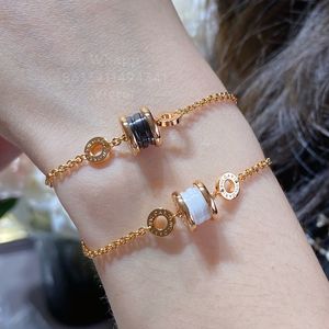 BUIGARI bracciale cavigliera circolare designer per donna Bracciale placcato oro 18K T0P qualità stile classico moda Non tramonterà mai il regalo di anniversario 044