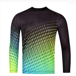 Гоночные куртки MTB езда на велосипеде носить с длинным рукавом BMX Jersey Men's Summer Mounty Bik