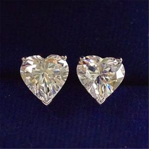 Charm Flower Gemstones örhängen smycken 925 Sterling Silver Party Wedding Earrings for Women Bridal Promise Birthday Jewelry Gift