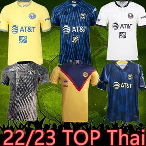 2022 2023 Club America retro fotbollströjor F.VINAS HENRY G.OCHOA Liga MX-tröja RODRIGUEZ GIOVANI 22 23 America Football Shirt