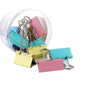 60pcs 15mm Colorful Metal Binder Clips Assorted Colors Notes Letter Paper Document Clamp Office Supplies