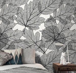 Wallpapers CJSIR Custom Modern Minimalist Plant Leaves Mural Wallpaper Personalized TV Background Wall Papers Home Decor Bedroom