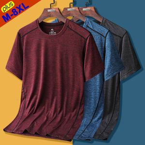 Herren T-Shirts T-Shirts Männer Plus Größe 8XL Sommer Männliche T-shirt Weibliche Camping T-shirt Atmungsaktive Reisen Grundlegende Sport Tops Tees 230302