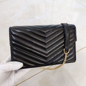 001 High Quality Fashion Shoulder womens bags Designer women handbags Cover shoulder bag Luxury female stripe Leather handbag wallets Metal logo ladies purse