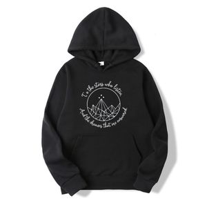 Kadın Hoodies Sweatshirts Acotar Velaris Hoodie Gece Mahkemesi Kapüşonlu Sweatshirt Sarah J Mass Acotar Şehri Starlight Unisex Sakulaklar Tops 230301