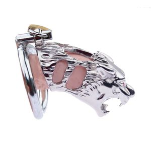 Other Health Beauty Items Male Stainless Steel Cock Cage With Arc Penis Ring Bondage Lock Chastity Device Adt Bdsm Toy Drop Deliver Dh2Rl