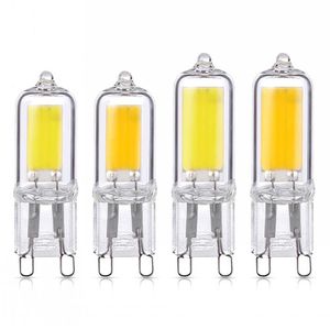 Bulbs Super Bright G9 LED Light Bulb 6W 9W 12W15W 220V Glass Lamp Constant Power Lighting COB BulbsLED