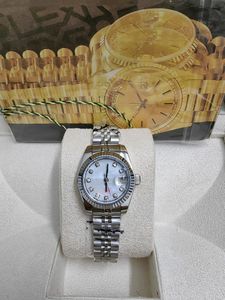 Con scatola originale Orologi da donna 26mm Datejust Movimento meccanico automatico Acciaio inossidabile 2813 Orologio da donna Quadrante con diamanti Coupon Orologio da polso da donna 2023