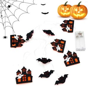 Strings Halloween LED LUZS LUZES DE CASTLE BACTO PARA DECORES DE ARIGADA DE ARIGIA ANTIGO