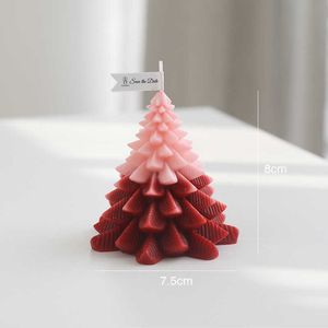 Tree Scented Kawaii Christmas Gifts for Kids Nice Home Decor Festival Candles Smokeless