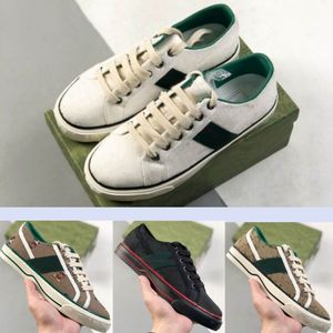 Italia Ucci Tennis 1977 Stampa Sneakers Scarpe da basket retrò Ricamo tavola sportiva casual Scarpe di tela Bianco Marrone Verde Rosso Nero Mouse Beige Azzurro 553385