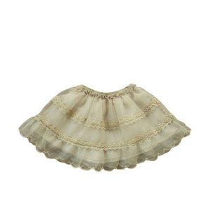 Skirts New 1-12Yrs Spring Autumn Baby Girls Lace Tutu Skirt Children Pearls Tulle Pleated Skirts Kids Princess Dance Clothes CC013 T230301