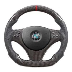 100% Carbon Fiber Steering Wheel for BMW 3 Series E90 LED Performance Car Wheels