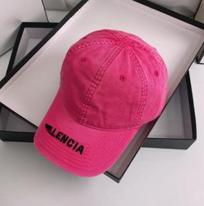 Wholesale Washed Denim Baseball Cap Letter Embroidery Fashion Brand Peaked Caps