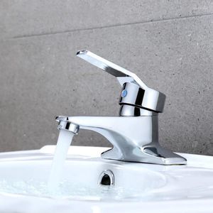 Rubinetti per lavandino del bagno Rubinetto per lavabo in stile classico Miscelatore per acqua fredda e montaggio su piano Torneira monocomando