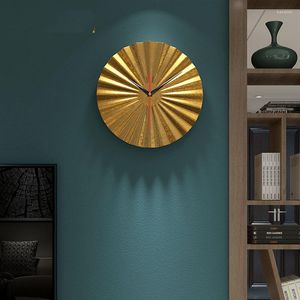 Wall Clocks Art Large Clock Modern Kitchen Silent Metal Luxury Home Decor Nordic Watches Living Room Decoration W