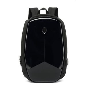 Backpack Anti-Theft Waterproof School Backpacks USB Charging Earphone Connect Men Business Travel Bag EVA Hard Shell Bags