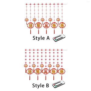 Stringhe LED cinese String Light telecomando ornamento lampada di illuminazione a sospensione per la decorazione del giardino del soggiorno di casa