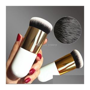 Makeup Brushes Foundation Brush Flat Cream Professional kosmetyczny przenośny BB J1755 DROP PROVICE Zdrowie Narzędzia piękności Akcesoria Dhszq