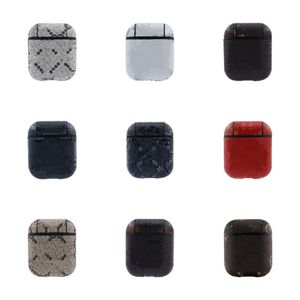 Custodia per accessori per cuffie Bluetooth senza fili in pelle PC di lusso di design per iPhone14 Scatola di immagazzinaggio Apple Fashion Creative 12 Pro 13