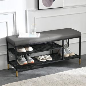 Clothing Storage & Wardrobe Door-to-door Shoe-changing Stool Cabinet Shoe Household Door Shelf Simple Nordic Entry-to-door Shoe-stool-style