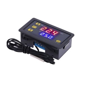 W3230 12V 24V AC110-220V Probe Line 20A Digital temperaturkontroll LED Displaytermostat med värme/kylkontrollinstrument