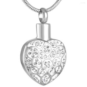 Pendant Necklaces MJD9127 Discount !!! Big Sale 50% Off Crystal Cremation Jewelry Heart Ash Holder Necklace (pendant Only)