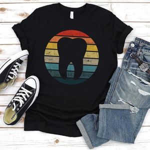 Men's T Shirts Vintage Sunshine Dentist Shirt Dental Hygienist Squad Gift For Tooth Assistant