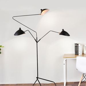 Floor Lamps Nordic Vintage Iron Lamp Line With Living Room Simplicity Decoration For Coffee Shop Standing