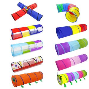 Toy Tents Kids Toys Framling Tunnel الأطفال المحمولة في الهواء الطلق لعبة Tube Tube طفل يلعب الزحف ألعاب الأولاد فتيات عيد الميلاد هدية 230303