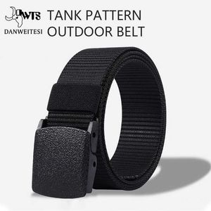 Belts DWTS Automatic Buckle Nylon Belt Male Army Tactical Belt Mens Military Waist Canvas Belts Cummerbunds High Quality Strap Z0228