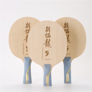 Tischtennisschläger Stuor Long 5 ALC Carbon Innen-Tischtennisschläger Tischtennisschläger Ping-Pong-Paddel Carbonfaser Eingebauter CS FL ST-Griff 230303