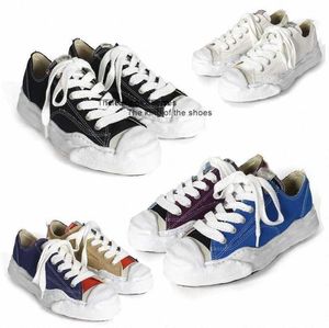 Blakey Shoes Maison Mihara Yasuhiro MMY Mens Leather Canvas High Low Cut Men MiharaYasuhiro Shell Toe Cap Skate STC Sneakers Women LBV4
