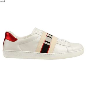 Męskie buty swobodne biały zielony czerwony pasek Włochy pszczoły Women Treaker Treaker 35-45 MKJK MXK8000002