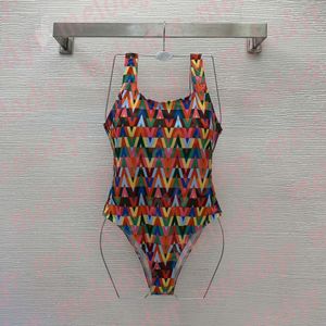 Designer Bodysuit Badkläder Sexig rygglös baddräkt i ett stycke vadderad tight Bikini Vacation Baddräkt