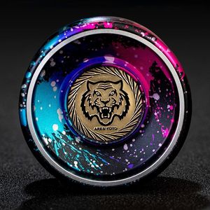 Yoyo Cool Tiger Magicyoyo Butterfly Professionele Yoyo Reageert Competitie Yoyo Luchtvaart Aluminium Yoyo Speelgoed voor Kinderen 230303