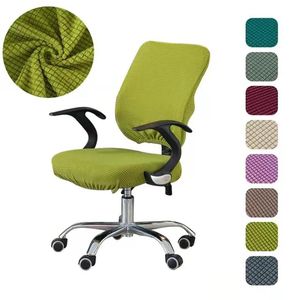 Chair Covers Corn Kernel Cover Office Computer Spandex Seat Anti-dust Universal Solid Armchair