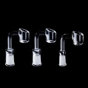 Accessorio per pipa da fumo Q004 Quarzo Banger Chiodo 4mm Spessore 10/14 / 19mm Maschio Femmina Dab Rig Bong in vetro Strumento