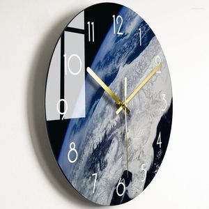 Relógios de parede moda sala de estar moderna criativo grande relógio digital decoração horloge murale nórdica casa