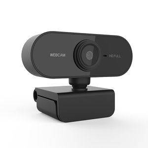 Mini Webcam Driver universale gratuito USB HD 1080p Web camera per PC portatile Microfono incorporato per trasmissioni in diretta Videochiamate Lavoro in conferenza