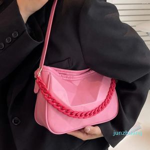 الأكياس المسائية أزياء سلسلة الكتف بو النساء الجلود حقائب اليد الفاخرة Crossbody الصيف سيدة ومحافظ 02