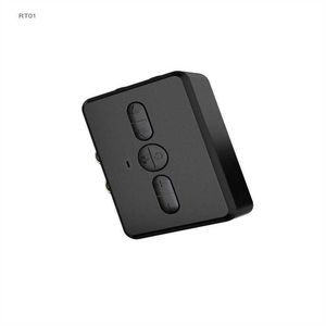 Bir Aux Bluetooth ses alıcısında Bluetooth 5.0 alıcı-vericisi 3.5mm araba Bluetooth Eller serbest çağrı