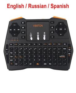 Mini -Tastatur Russian Spanisch Englisch Version 24g Wireless Tastatur für Mini -PC -Laptop Android TV Box Raspberry PI 38648708