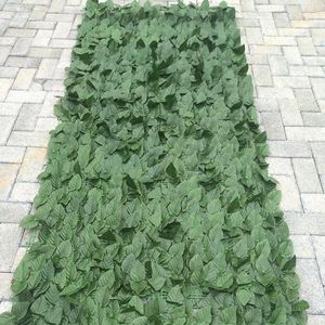 Decorative Flowers Pretty Beautifying Artificial Privacy Fence UV Protection Wall Panels Grass Backdrop Leaf Minimalist