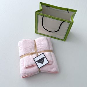 Designer brand Face Bath Towel Set 2 Pieces Sets classic Coral Velvet Towels Unisex Absorbent Baby Men Womens Wash Cloths Towel high Quality